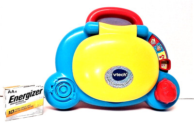 VTech Toddlers Interactive Learning Laptop ABC's + with New Energizer Batteries