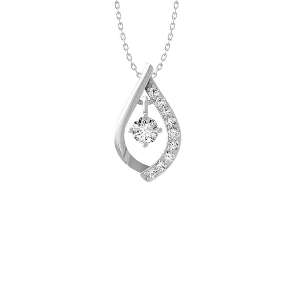 【HYERES LOR】24FW★ Essence Lab Diamond X Necklace 10K Lab Grown Diamond 18