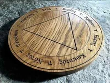 Table Of Practice  in Solid Oak (Jason Miller Sorcery of Hekate) Meditation Tool