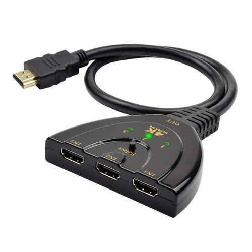 2.97Gbps 3 in 1 out HDMI Converter Auto Select 4K 1080P HDMI Switch Switcher