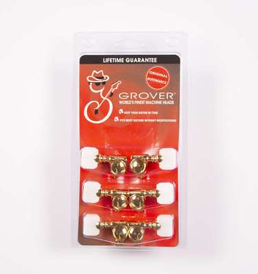 Piroli Originali Grover Vintage Rotomatic 3x3 Oro - Per Chitarra (103G)