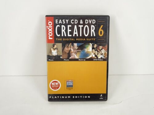 Roxio Easy CD & DVD Creator 6 Platinum Edition With Key