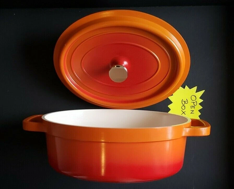 Oval Orange Casserole Dutch Oven 3.5 liter OVAL DUTCH OVEN PAN ORANGE
Opens in a new window or tab