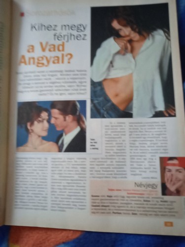 Natalia Oreiro, Alain Delon,Komissar Rex, Tobias Moretti Hungarian magazine 2001 - Picture 3 of 6