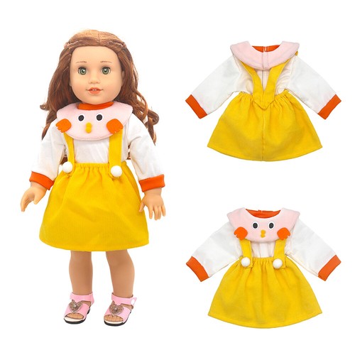 3PCS/Set Girl Doll Outfit Newborn Cute Clothes for 16~18" Reborn Baby Dolls US
