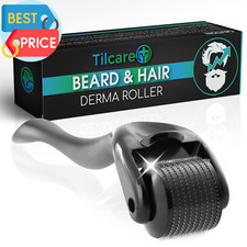 Beard and Hair Derma Roller 1Pack by Sterile Titanium Derma Roller 0.25Mm