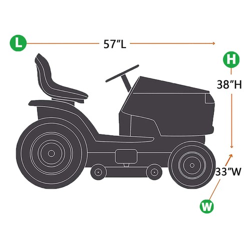 Lawn Mower Cover Outdoor Waterproof Dustproof Heavy duty Rain Snow Resistant - Picture 8 of 8