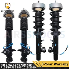 2x Front Shock Absorbers Struts EDC Fit BMW X5 F15 F85 X6 F16 F86 xDrive35i 50i