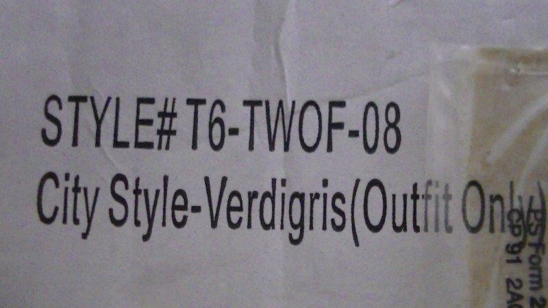 Tonner Tyler Wentworth City Style Verdigris Outfit,Blue-Green 