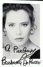 BARBARA DE ROSSI AUTOGRAFO 