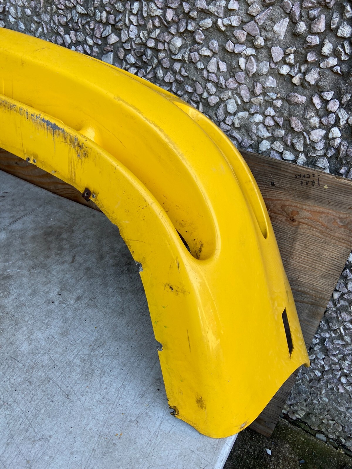 2002 to 2007 Maserati Spyder Front Bumper Cover Yellow OEM A6976 C