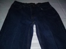 Jordache Womens Vintage Mid Rise Dark Blue Jeans Style 10 5782JTO Size 7/8