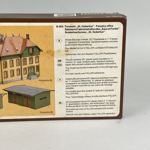 Kit ufficio forestale Faller HO scala B-904 St. Hubertus modello edificio ferroviario - Foto 7 di 7