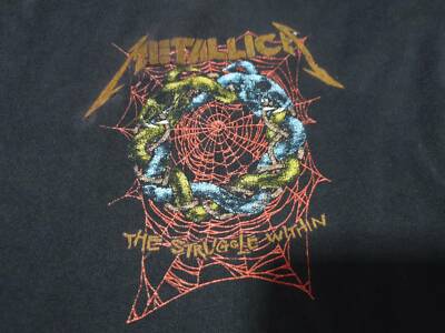 Rare vintage 90's metallica 'THE STRUGGLE WITHIN' pushead