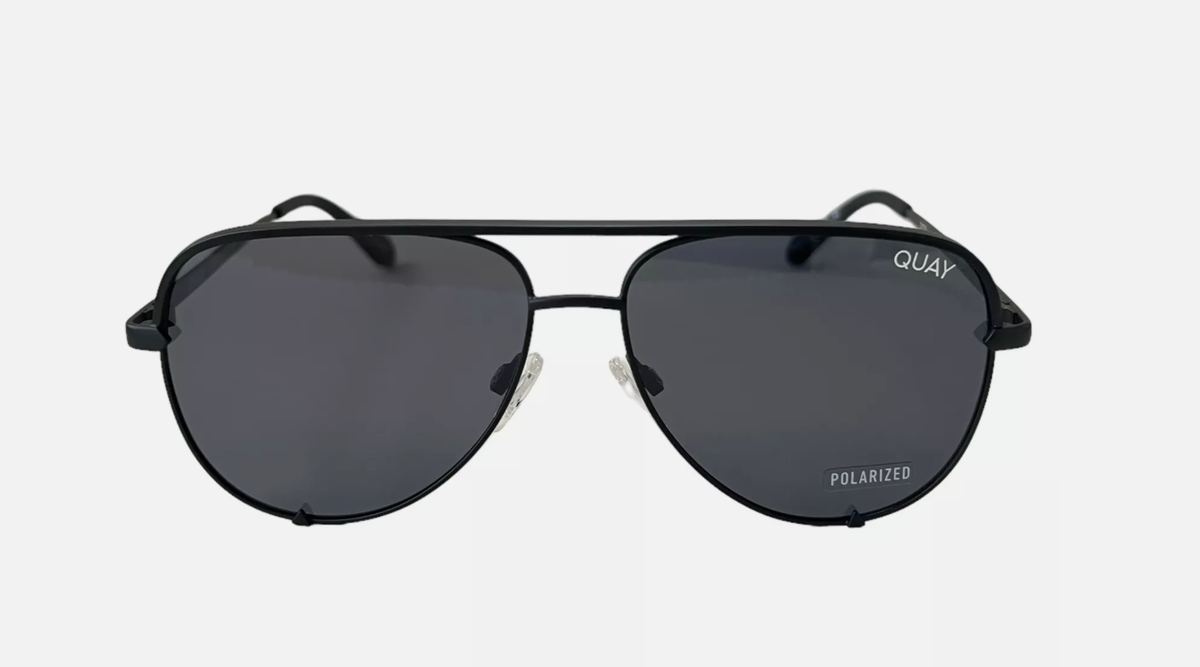 Quay Australia High Key 126 Aviator Sunglasses Polarized  display picture 1