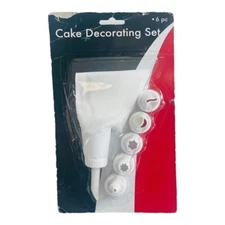 Home Helpers Icing Bag and 6 Tips for Cake Decorating
