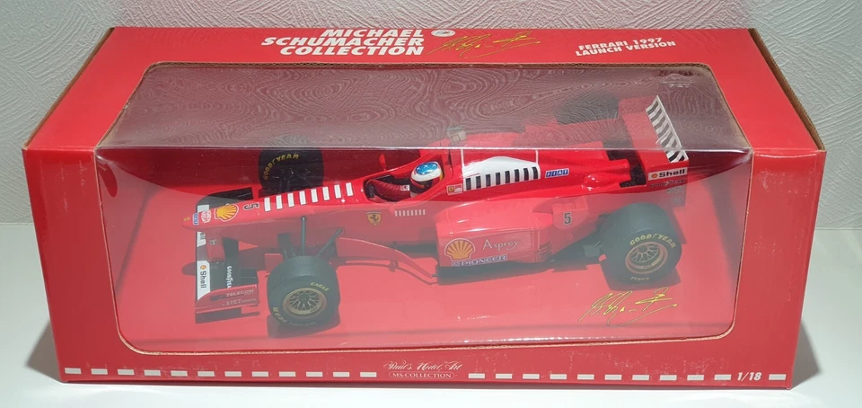 1/18 Minichamps 1997 F1 FERRARI Launch Ver. Michael Schumacher diecast car model - Image 2 of 3