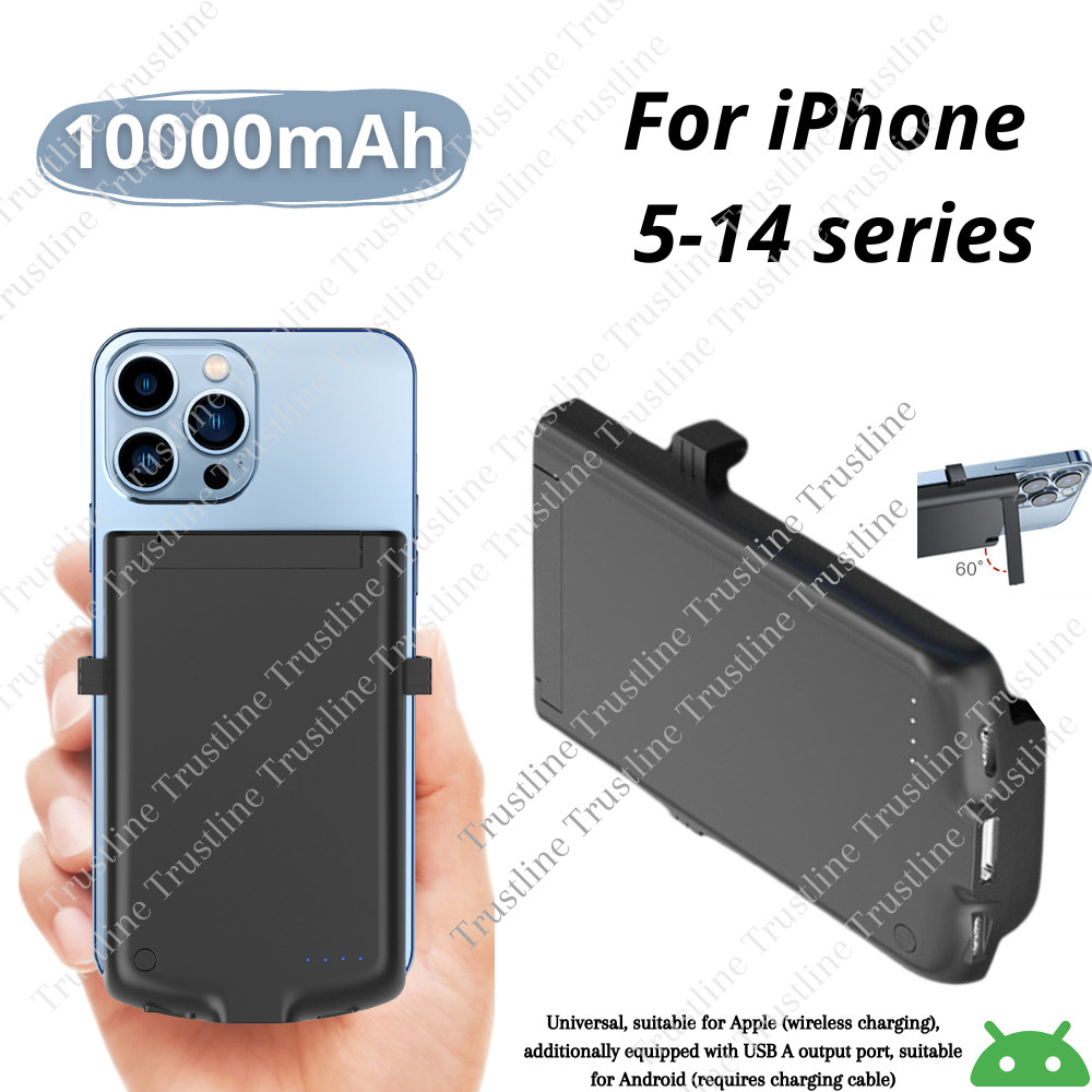 10000mAh Power Bank Battery Charger Case For iPhone 14 13 12 11