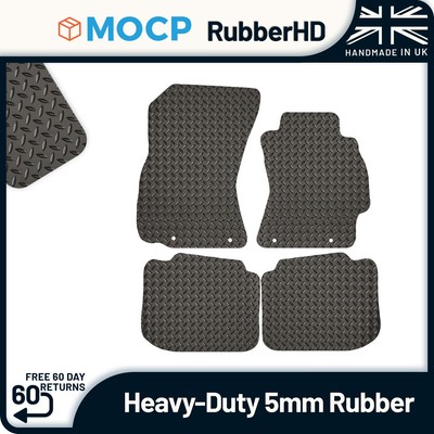 5mm Heavy-Duty Rubber Car Mats to fit Subaru Outback Mk2 2009-2015
