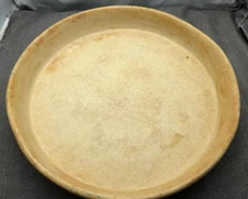 Pampered Chef Round Stone Baking Dish 11.5” and Bowl 12.5" Stonware