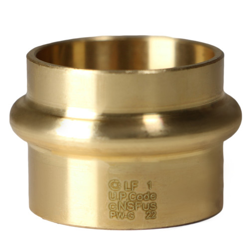 25 Pack XFITTING 1" Press Plug, Lead Free Brass, ProPress