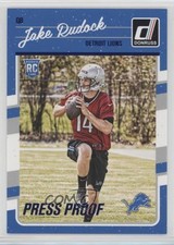 2016 Donruss Rookies Press Proof Blue Jake Rudock #318 o6n