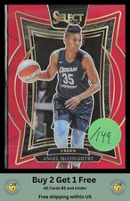 Angel McCoughtry 2025 Panini Select WNBA #34 Red Prizms #/149