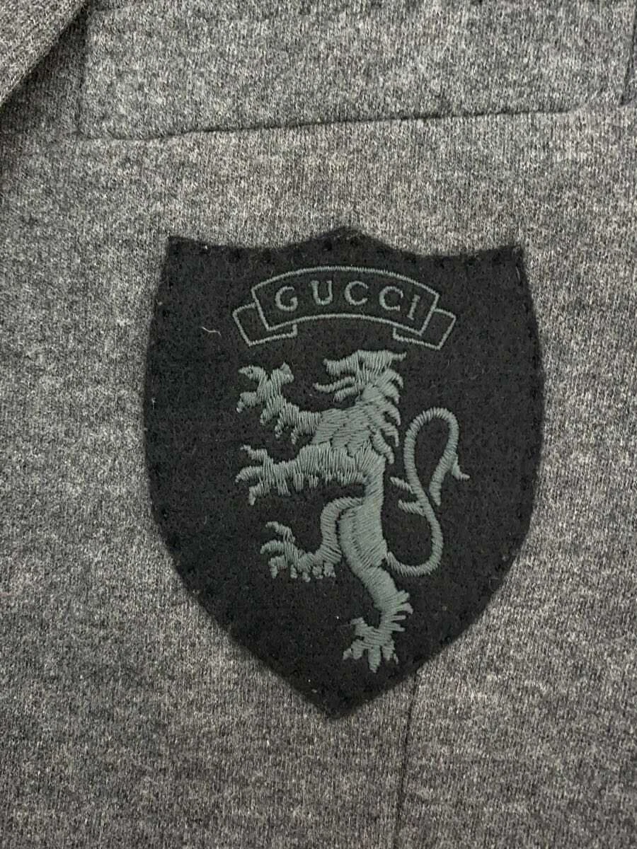 GUCCI Z4306 Giacca Sartoriale 50 Lana Cashmere Grigio Tinta Unita 31848