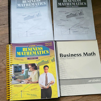 Abeka Business Mathematics Teacher s Ed Tests/Quizzes Solution Key