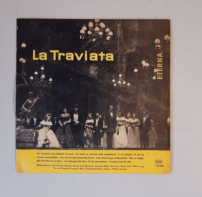 Giuseppe Verdi   ''La Traviata (Opernquerschnitt)'' (ETERNA   7 25 001)