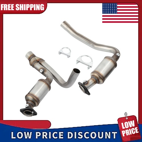 Front Catalytic Converter Y Pipe Replacement For Dodge Dakota 3.7L 4.7L 2004-10