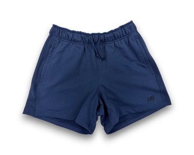 New Balance Herren Athletics Short Gr. S Navy 5'' Baumwolle kurze Hose Shorts