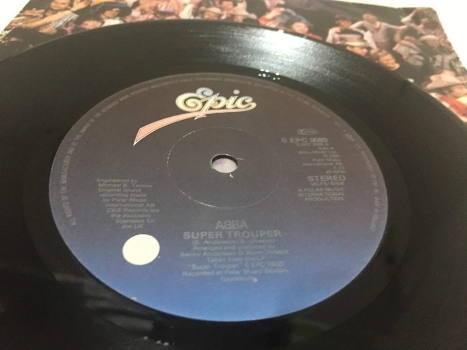 ABBA SUPER TROUPER 7'' VINYL RECORD 1980 - Image 3 of 4