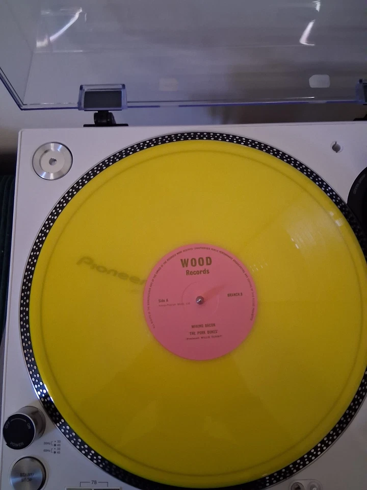Pork Dukes | Making Bacon| Original Vinyl Maxi-Single| 1977|gelbes Vinyl - Bild 4 von 4