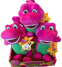 Lot Of Mattel Purple Barney Plush, NWT, Qty 3, Ultra Plush , 8 Tall Each