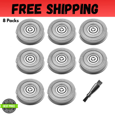 8x Replacement Heads for Skull Shaver Pitbull Gold Silver Platinum Diamond Blade