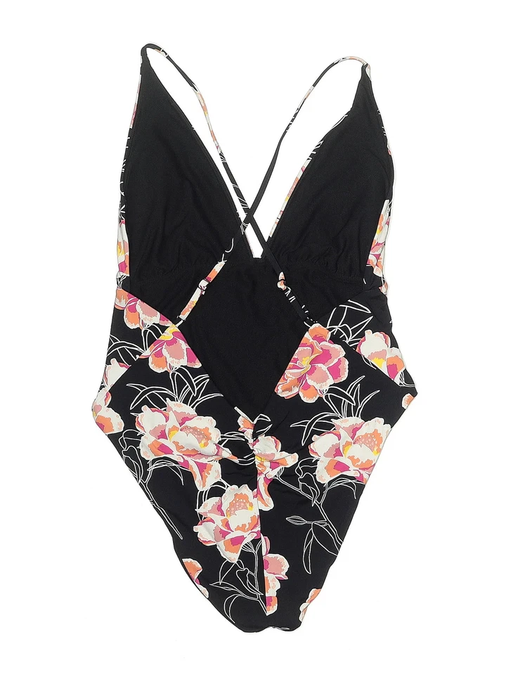 Traje de baño negro de una pieza Roxy para niñas 10 Foto 2 de 2