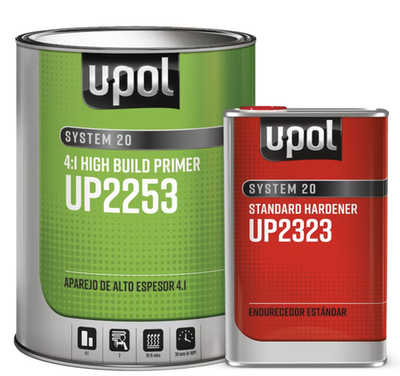 #ad #ad U POL 2253 2K Gray High Build Urethane Primer Kit Gallon w UP2323 Hardener $85.09