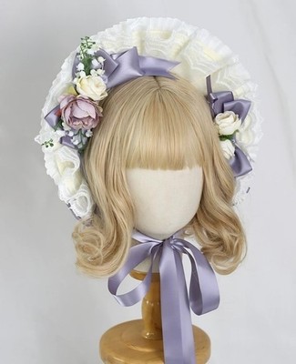 Egl lolita headdress hat bonnet