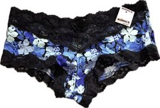 NEW No Pkg Women's Maidenform 5/S Scalloped Lace Hipster Underwear Floral Design
