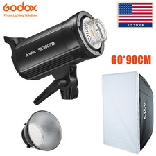 GODOX SK300II-V 300Ws Photo Studio Strobe Flash Monolight 60 90cm Bowens Softbox