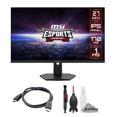 MSI Optix G274 27'' Black Full HD 170Hz Gaming Monitor + HDMI Cable +Cleaning Kit