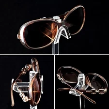 2 Pack Saver Premium Acrylic Eyewear Display Stand, Sunglasses Rack, Glasses...