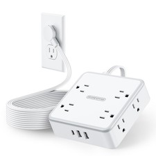 Extension Cord 25 Ft 1080j Surge Protector Power Strip Extra Long Extension Cord