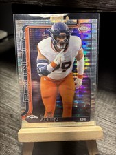 2025 Topps Chrome Football Pulsar Refractor #95 Zach Allen Broncos