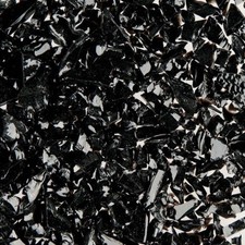 Oceanside Glass Frit Black Coarse Opal 8.5oz. 96 COE
