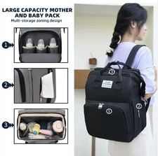 Diaper Bag Backpack with Changing Station, Large Diaper Bag, Baby Bag