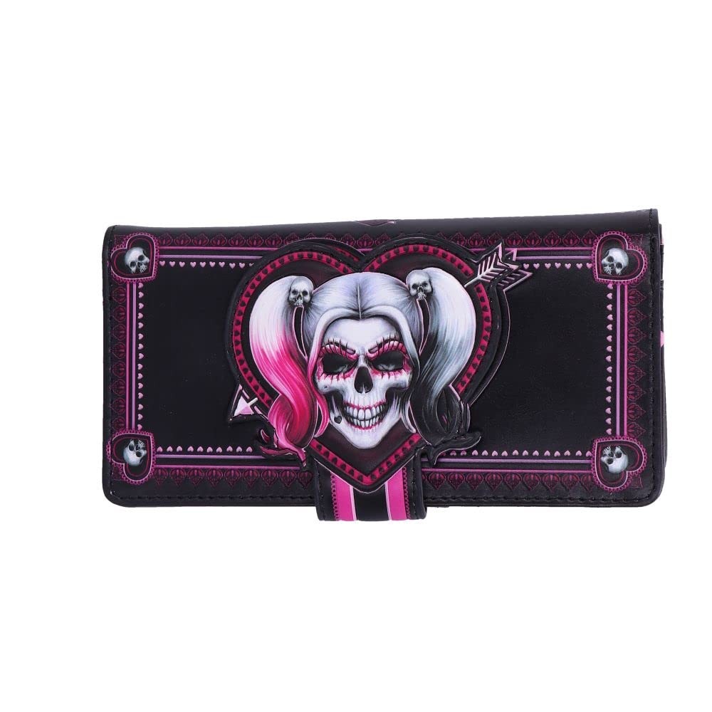 Сумочка Nemesis Now Little Monster с тиснением розовая 185 см 5690₽