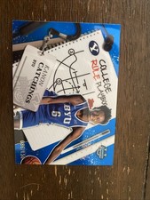 Bowman Chrome U  College Rule Playbook Kanon Catchings BYU Blue #’d/150