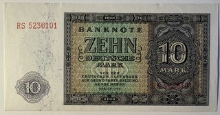 10 Deutsche Mark 1948 DDR kassenfrisch